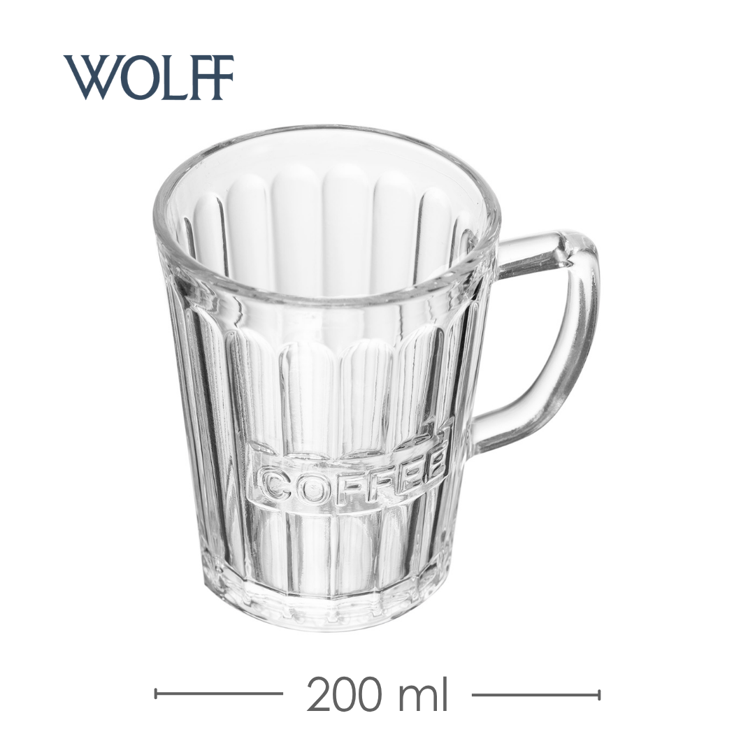 Caneca Harmony 200ml Vidro - Wolff