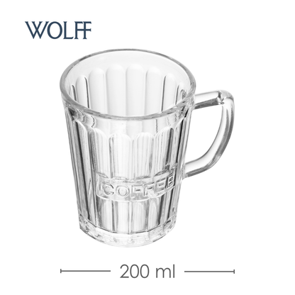 Caneca Harmony 200ml Vidro - Wolff