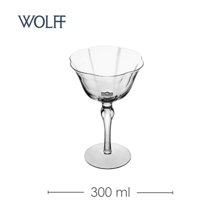 Conjunto 2 Taças Coupe Lily 300ml Vidro - Wolff