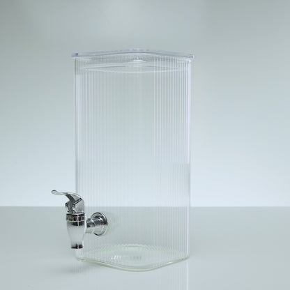 Suqueira com Tampa Lines 2,8L Cristal Ecológico - Lyor