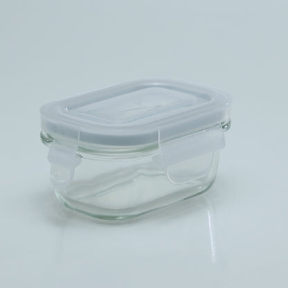 Pote Hermético com Tampa Retangular 120ml Vidro - Lyor