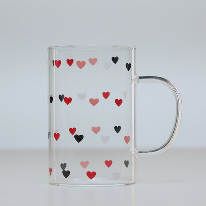 Caneca de Vidro Borossilicato Resistente ao Calor Love 280ml - Lyor