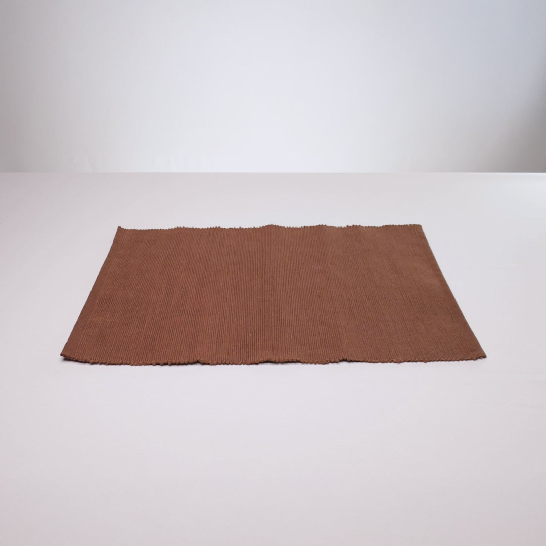 Lugar Americano Momentos 45cm x 30cm Marrom Algodão - Lyor