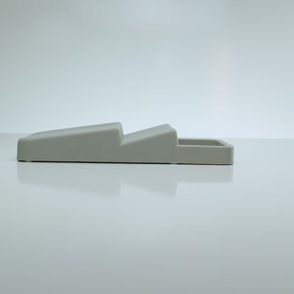 Organizador de Gavetas para Facas 28cm x 13cm x 4,5cm Cinza Plástico - Lyor