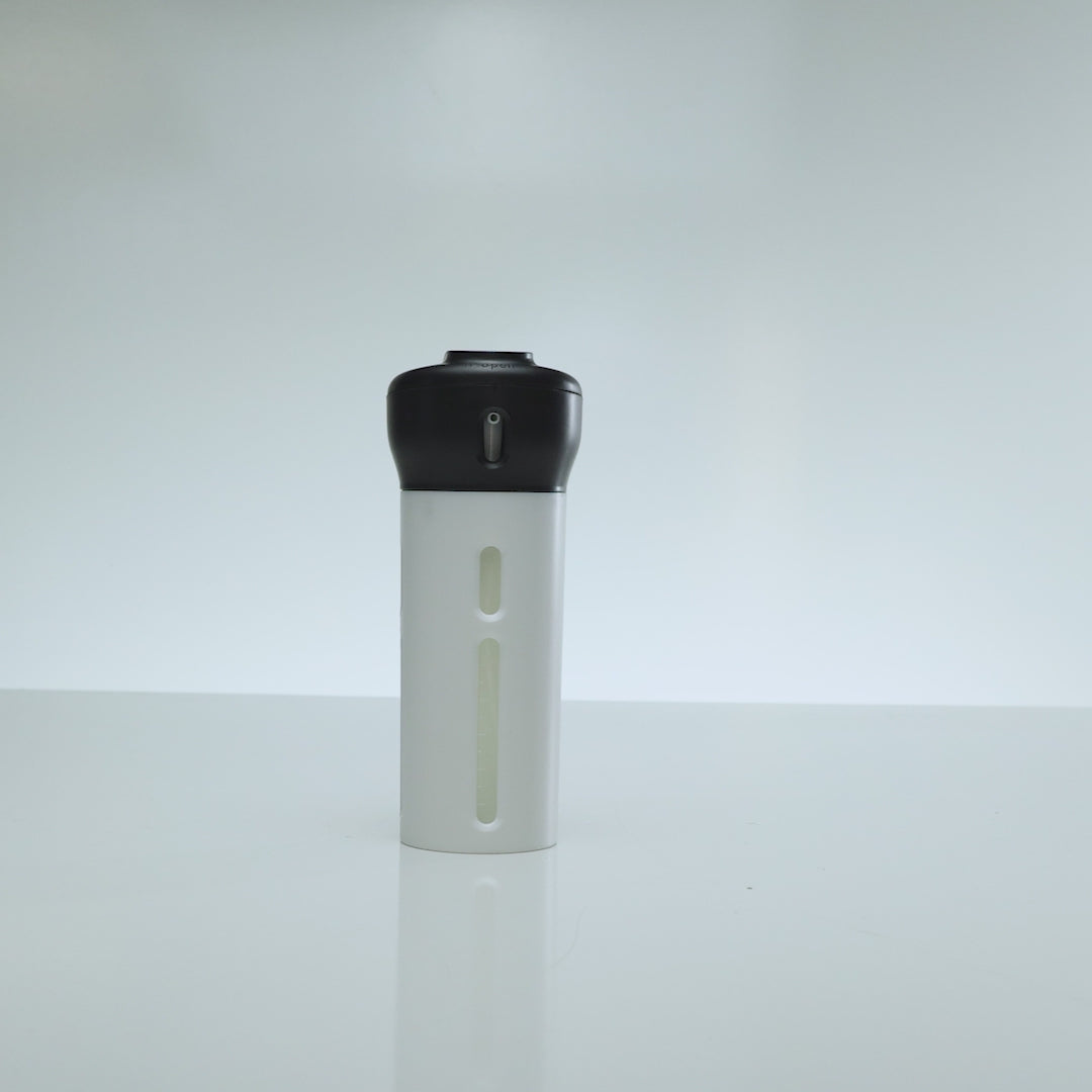 Dispenser Rotativo Portátil 4 em 1 para Viagem 16,6cm x 5,5cm x 7cm Preto Plástico - Lyor