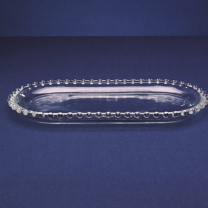 Travessa Oval de Cristal Pearl 30cm x 15cm x 2cm - Wolff