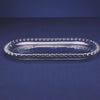 Travessa Oval de Cristal Pearl 30cm x 15cm x 2cm - Wolff