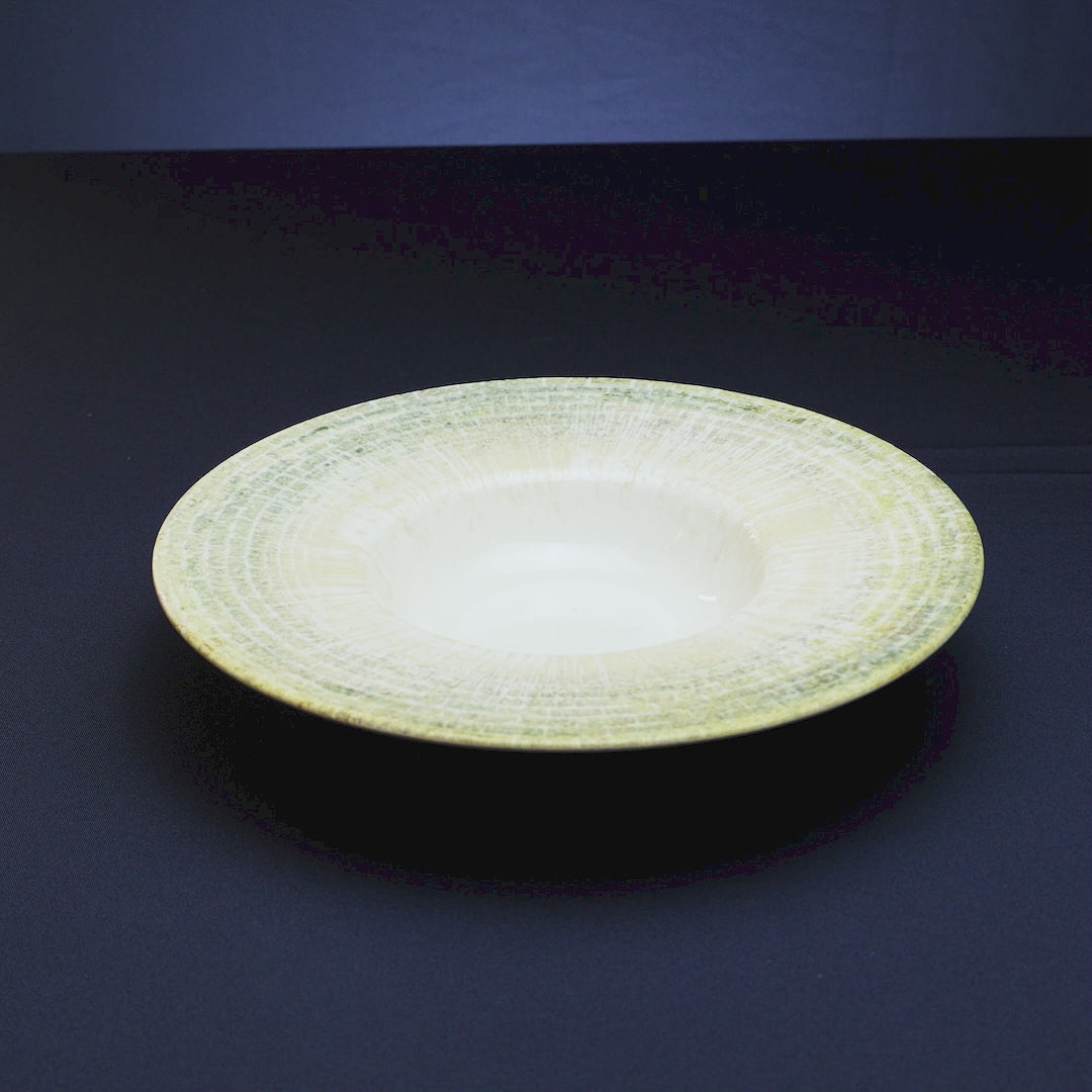 Prato para Risoto Maréa 28cm Off White Cerâmica - Wolff