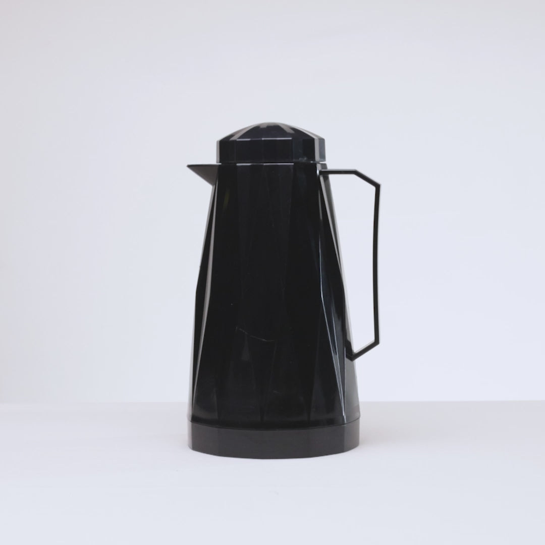 Garrafa Térmica Diamond 400ml Preta Plástico - Lyor