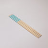 Conjunto 4 Pares de Hashis Sunflower 24cm x 1cm Azul Bambu - Lyor