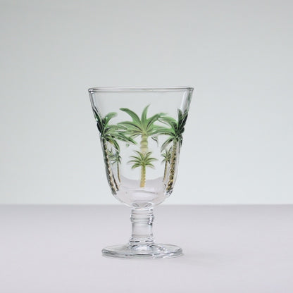 Taça Palm Hand Painting 240ml Cristal Ecológico - Lyor