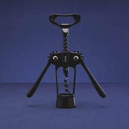Saca-Rolhas Chef Pro 18cm Preto Liga de Zinco - Wolff