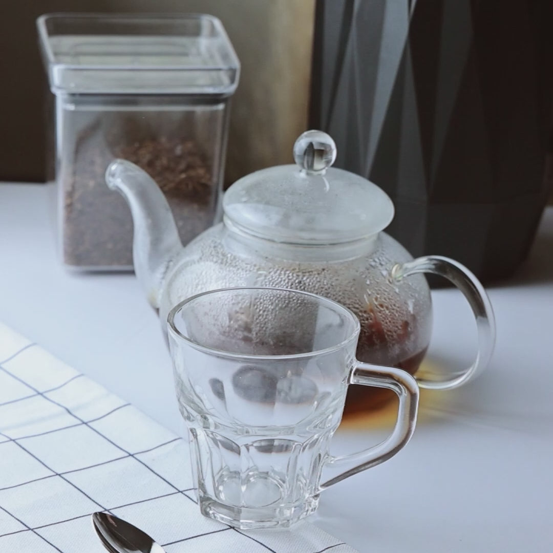 Chaleira de Vidro Borossilicato 860ml – Lyor