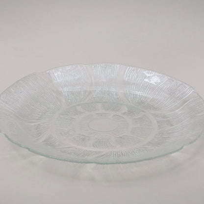 Prato Raso Lunar 25,5cm x 3cm Vidro - Lyor