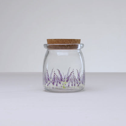 Pote Redondo com Tampa de Cortiça Provence 200ml Vidro - Lyor