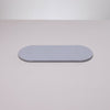 Bandeja Oval Absorvente para Pia 28cm x 11cm Cinza Pedra Diatomita - Lyor
