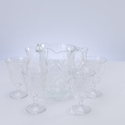 Conjunto Jarra com 6 Taças de Cristal Dublin - Lyor