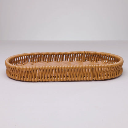 Cesta Oval 24,5cm x 12,5cm x 3cm Plástico - Lyor