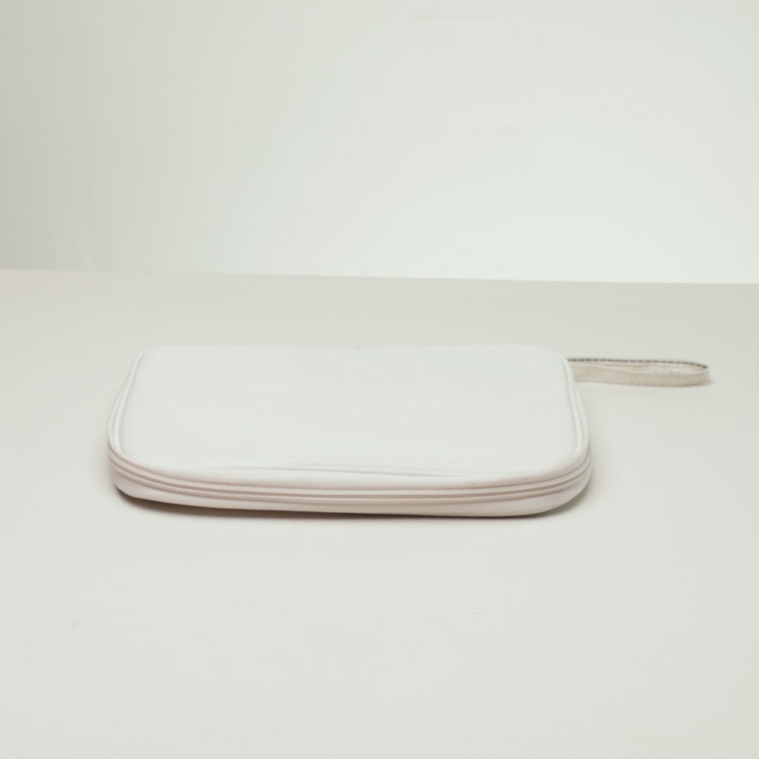 Organizador de Cabo 24cm x 3cm x 17cm Bege Poliéster - Lyor