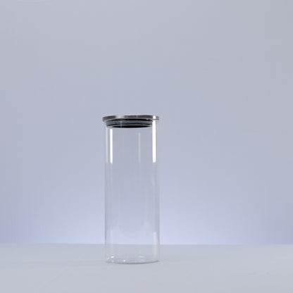 Pote Hermético de Vidro Borossilicato com Tampa em Metal 750ml - Lyor