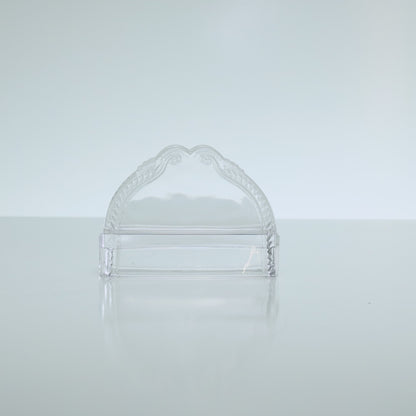 Porta Guardanapos de Cristal Ecológico Imperial 13cm x 4cm x 9cm - Lyor