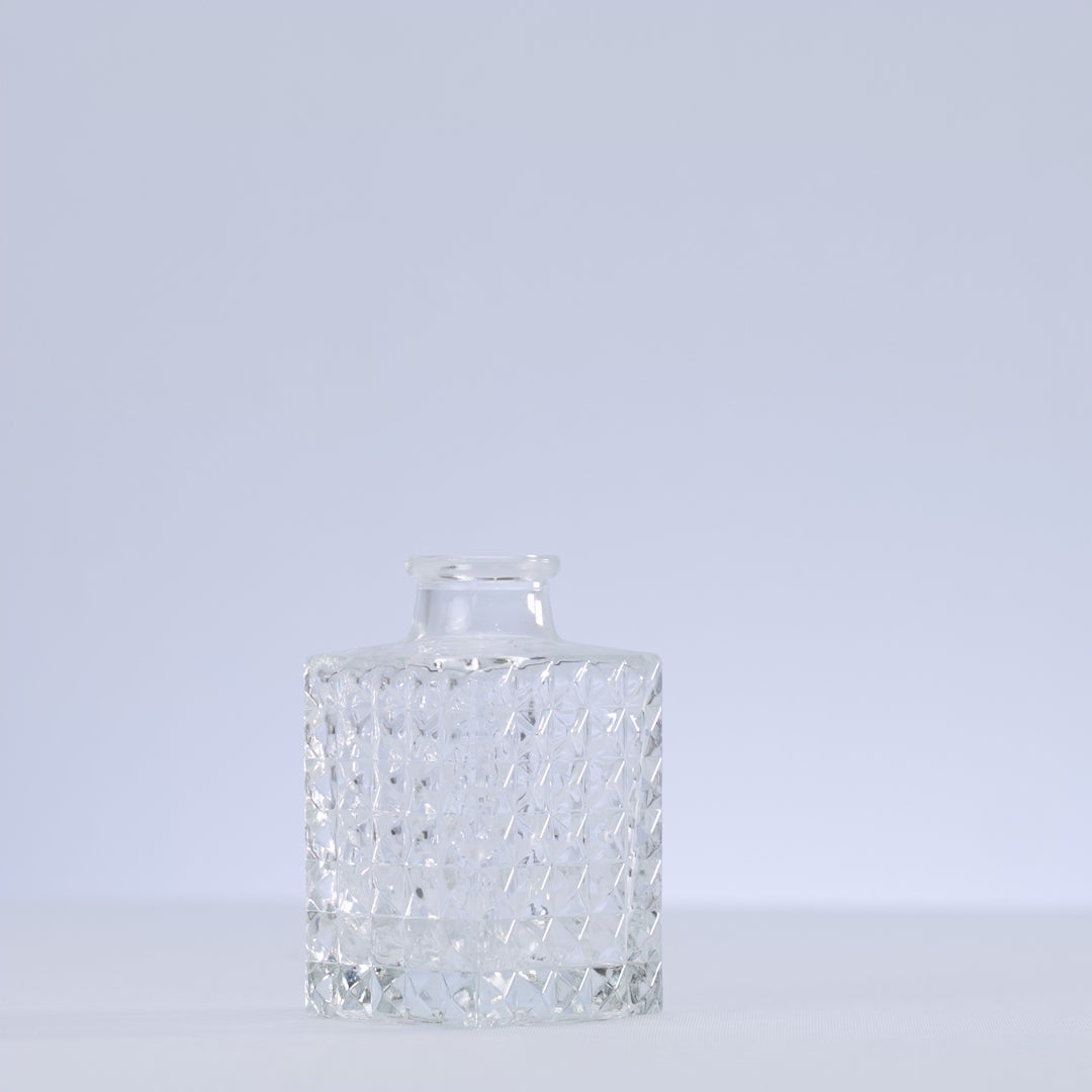 Vaso de Vidro 5cm x 5cm x 9cm - Lyor