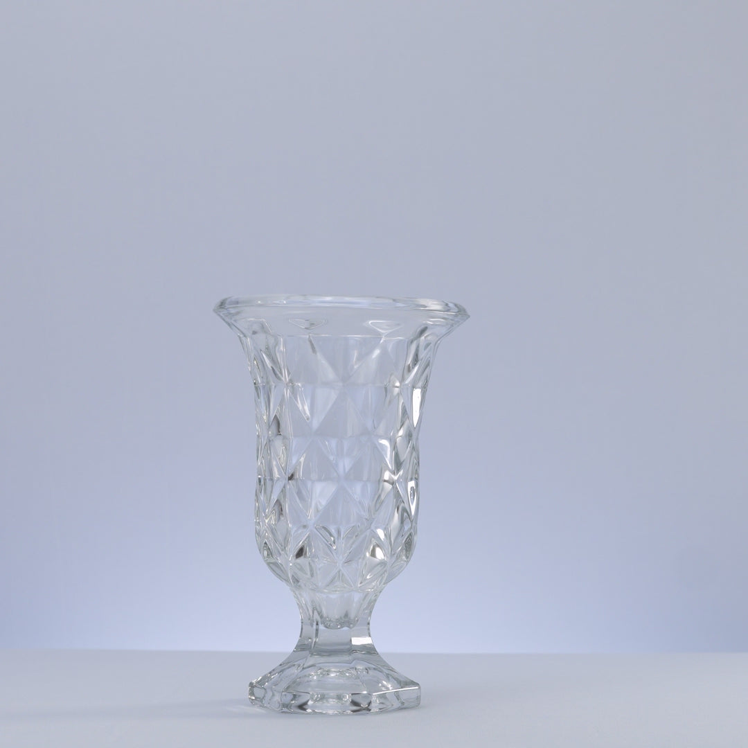 Vaso de Vidro Diamond 15cm x 22,5cm - Lyor