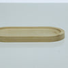 Bandeja Oval Nature 20cm x 10cm x 1,5cm Bambu - Lyor