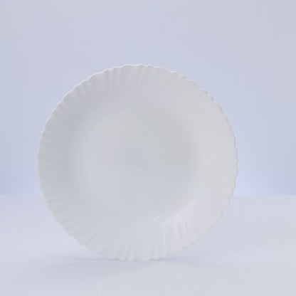 Prato Raso Nevada 26,5cm Branco Opalino - Lyor
