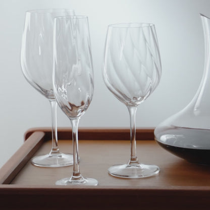 Jogo 6 Taça de Vinho Crex Optic 600ml Cristal Ecológico Bohemia - Wolff
