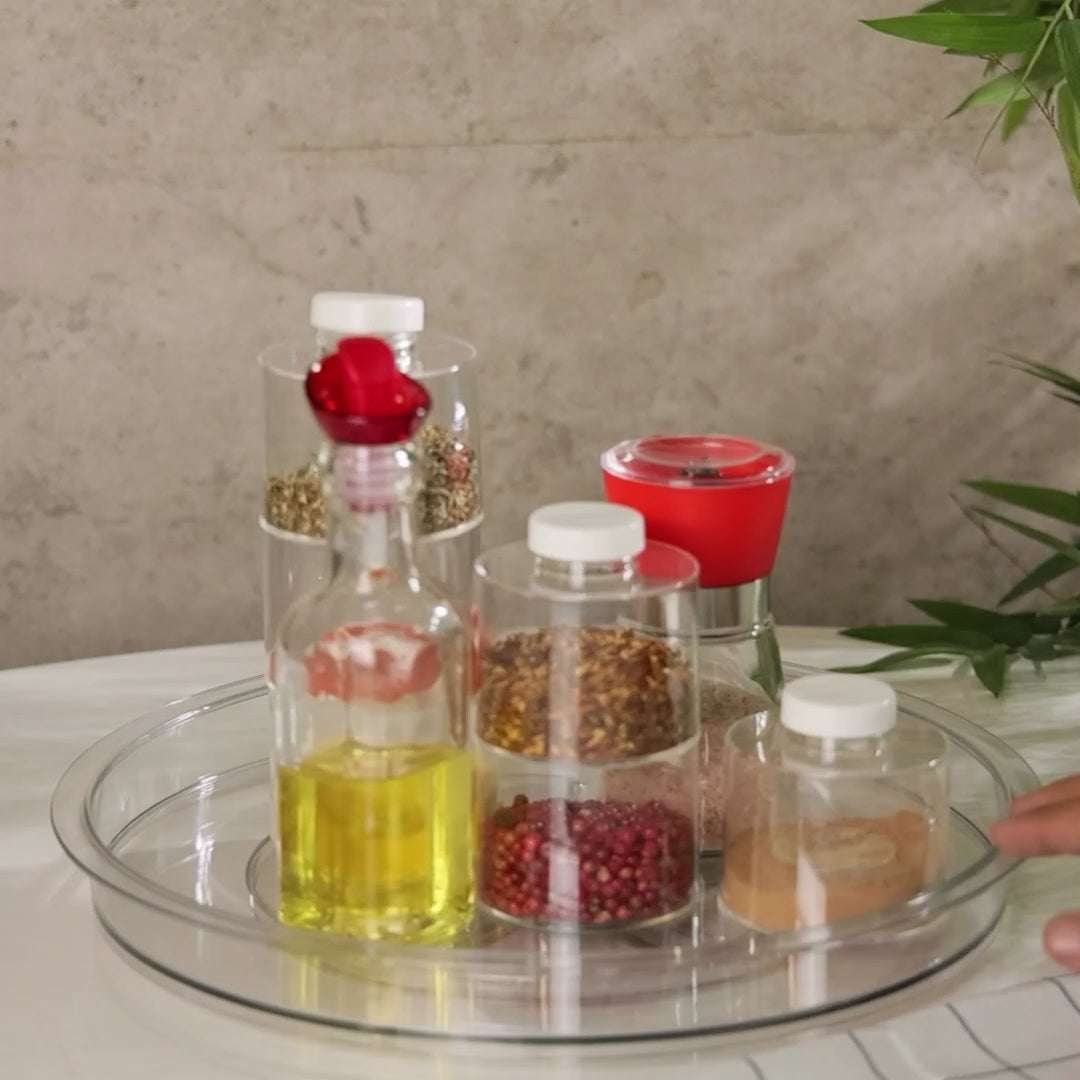 Bandeja Giratória de Poliestireno My Box 32cm x 32cm x 4cm - Lyor