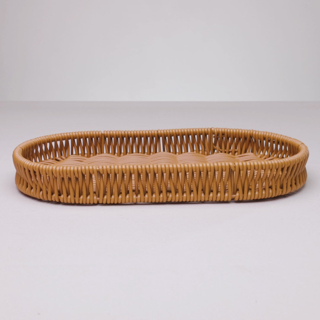 Cesta Oval 22cm x 11cm x 3cm Plástico - Lyor