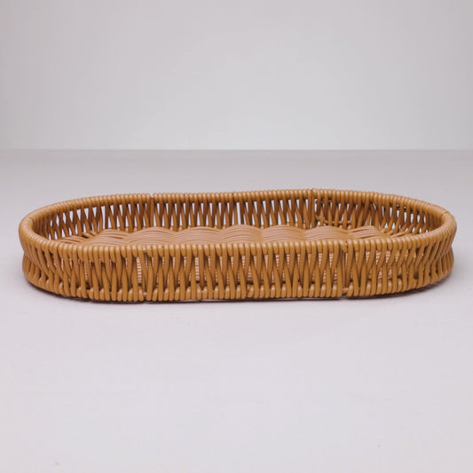 Cesta Oval 22cm x 11cm x 3cm Plástico - Lyor