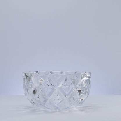 Centro de Mesa de Cristal Deli Diamond 25cm x 13cm - Lyor