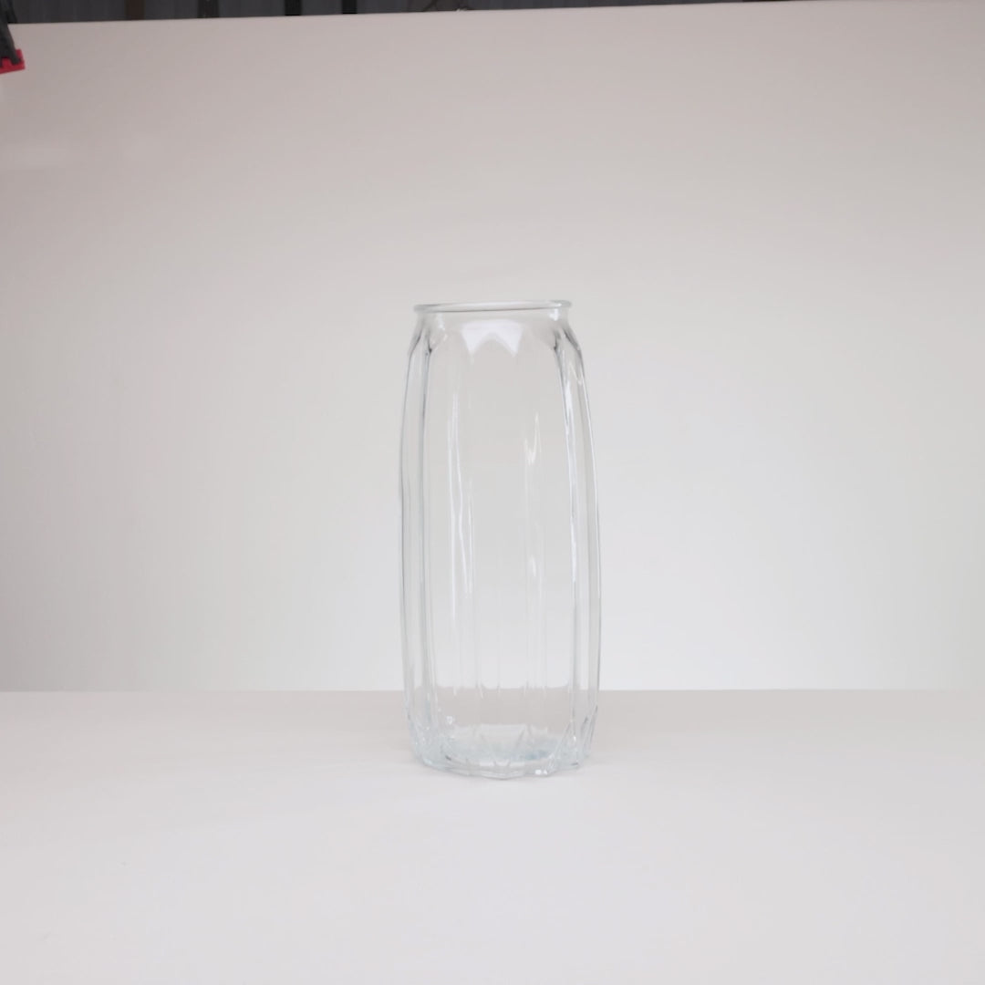 Vaso Reflexos 11,5cm x 26cm Vidro - Lyor