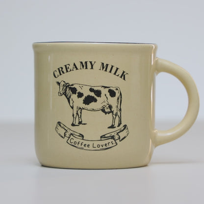 Caneca Creamy Milk 180ml Bege Cerâmica - Lyor