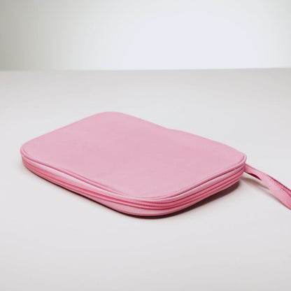 Organizador de Cabo 24cm x 3cm x 17cm Rosa Poliéster - Lyor