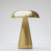 Luminária de Mesa Led 3 Tons Usb Mushroom Dourada Metal - Lyor