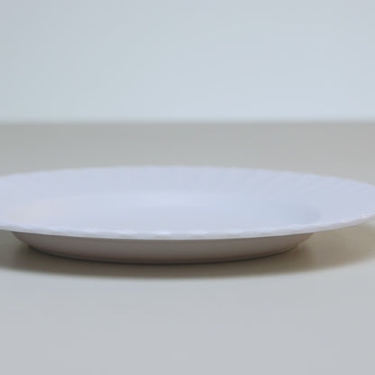 Prato para Sobremesa Gerbera 20cm Branco Melamina - Lyor