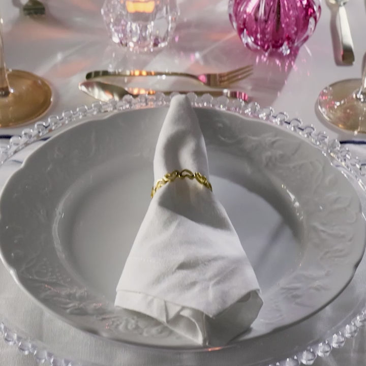 Sousplat de Cristal Pearl 32 cm - Wolff