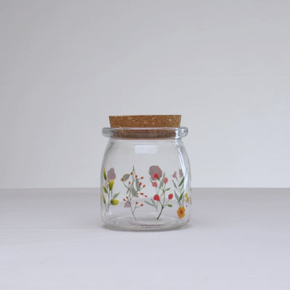 Pote Redondo com Tampa de Cortiça Encanto 200ml Vidro - Lyor