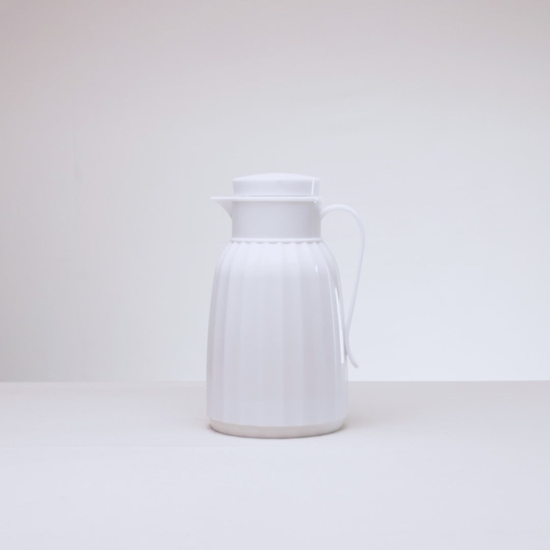 Garrafa Térmica Queen 400ml Branca Plástico - Lyor