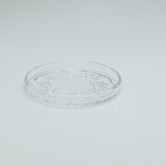 Prato Decorativo New Butterfly 11cm x 1,5cm Cristal Ecológico - Lyor