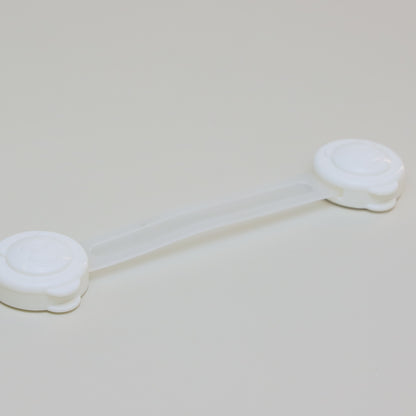 Conjunto 4 Travas de Segurança 13,5cm x 3,5cm x 1,5cm Branco Plástico - Lyor