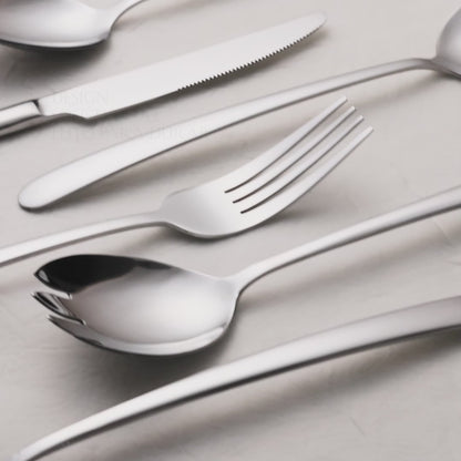 Faqueiro 54 Peças de Aço Inox com Caixa Litografada Viena - Wolff