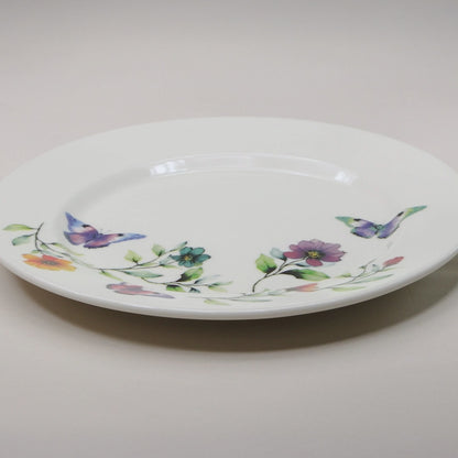 Prato Raso Botanique 28cm Branco Cerâmica - Lyor