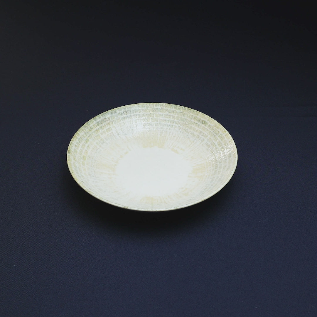 Prato Fundo Maréa 21,5cm Off White Cerâmica - Wolff