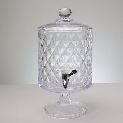 Suqueira Bold com Pé e Tampa Diamond 4,5L Cristal - Lyor
