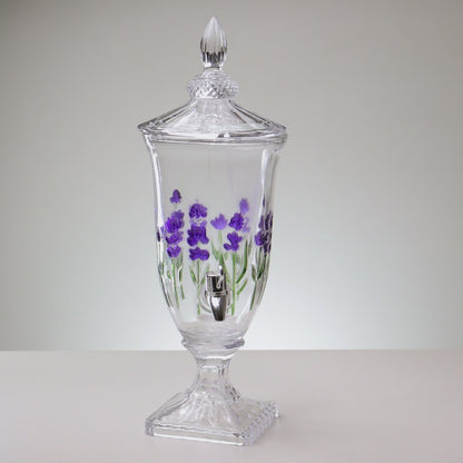 Suqueira com Pé e Tampa Lavanda 2L Cristal - Lyor