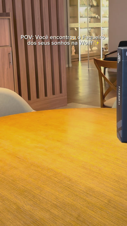 Faqueiro 54 Peças de Aço Inox com Caixa Litografada Viena - Wolff